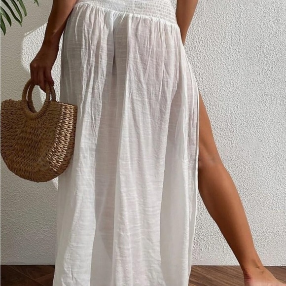 Women's Beach Half Skirt Split Thigh Skirt Bikini Skirt size L A09. <<<152>>> - Picture 2 of 5